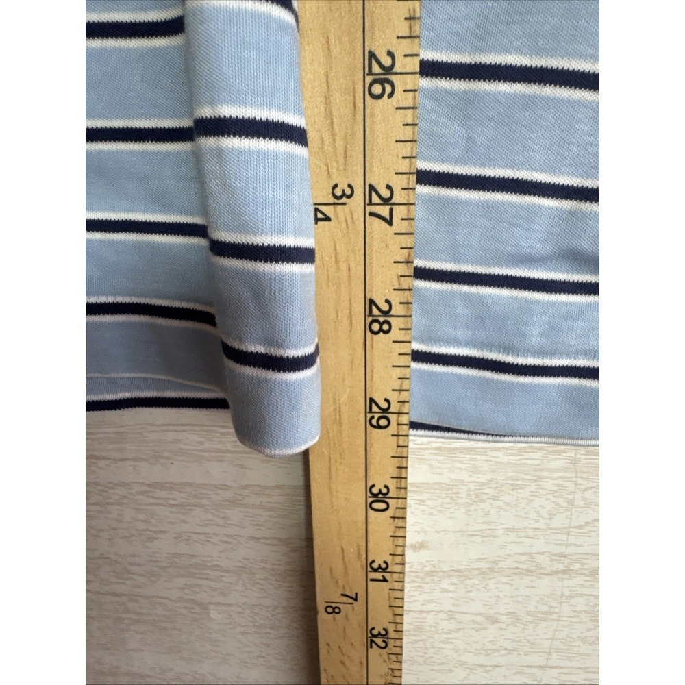 NWT Polo Ralph Lauren Men's Striped Polo Shirt Blue Sz Med 100% Cotton - Picture 6 of 7